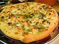 Pizza mit Krabben