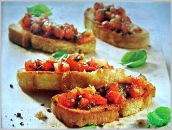 Bruschetta mit Tomaten