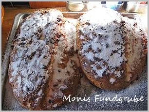 Stollen, gezuckert