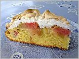 Rhabarberkuchen mit Baiser