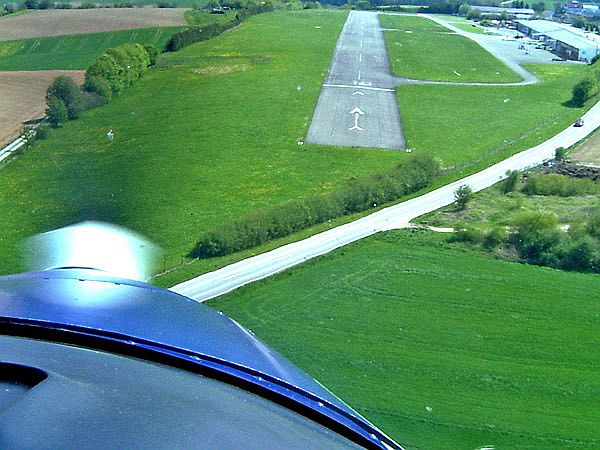 UL-Flieger Landung